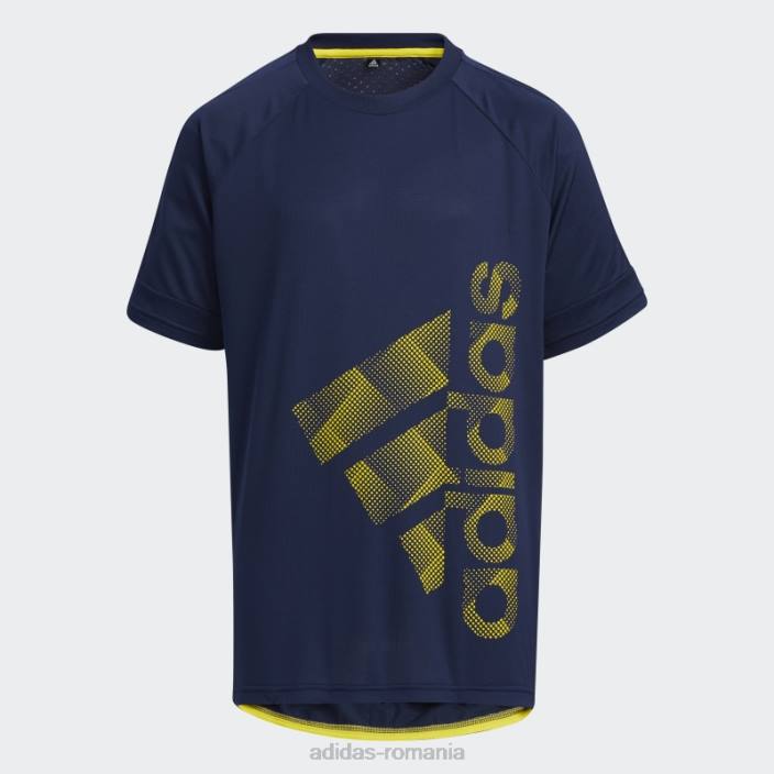 Adidas insigna de tricou sport bleumarin copii marina 2JBN3805