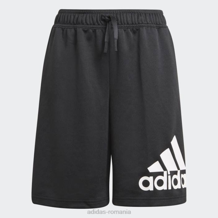 Adidas pantaloni scurți negru cu 2 mișcări copii alb negru 2JBN3418