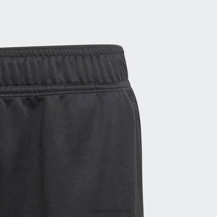 Adidas pantaloni scurți negru cu 2 mișcări copii alb negru 2JBN3418