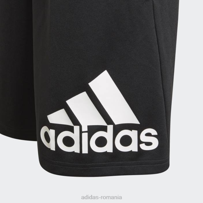 Adidas pantaloni scurți negru cu 2 mișcări copii alb negru 2JBN3418