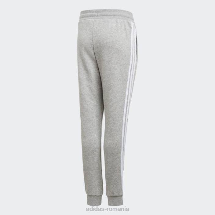 Adidas Pantaloni cu 3 dungi gri mediu copii gri mediu/alb 2JBN11576