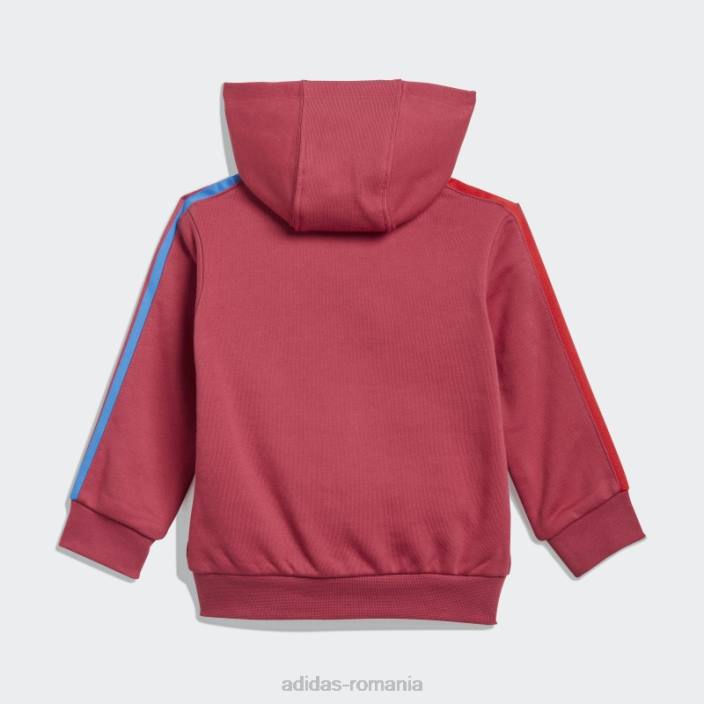 Adidas Set hanorac adicolor cu fermoar complet roz adidas copii roz 2JBN19080
