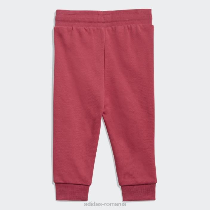 Adidas Set hanorac adicolor cu fermoar complet roz adidas copii roz 2JBN19080