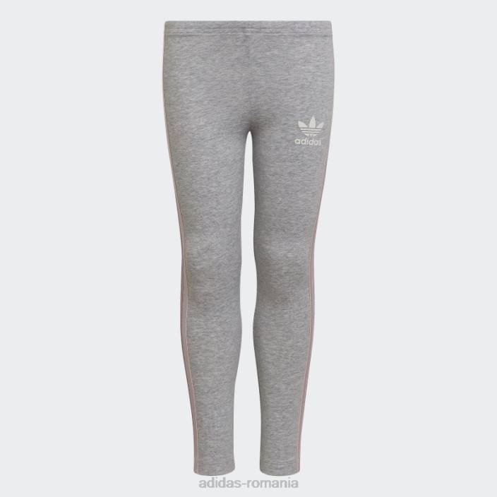 Adidas Trening gri-deschis, negru, cu 3 dungi copii gri-deschis erica/alb 2JBN3490