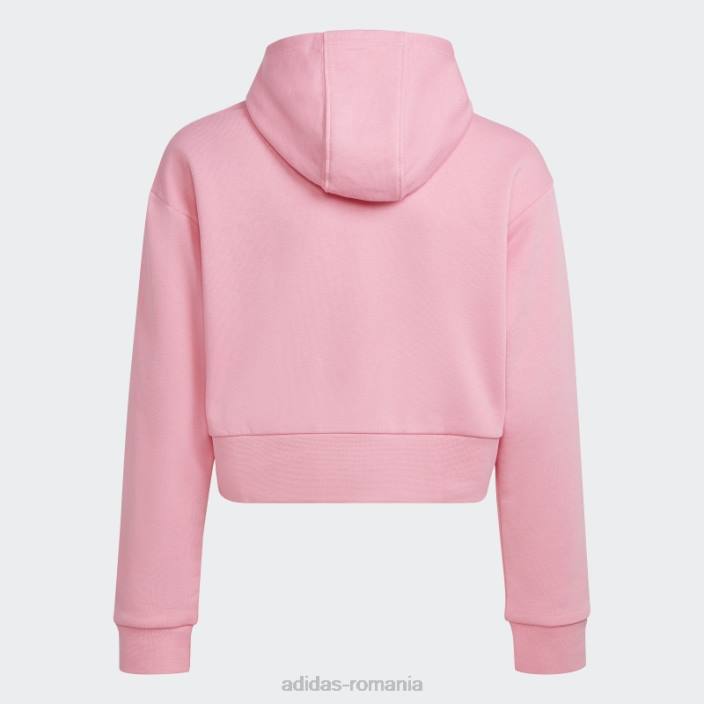Adidas adicolor cropped roz cu glugă adidas copii roz 2JBN11643