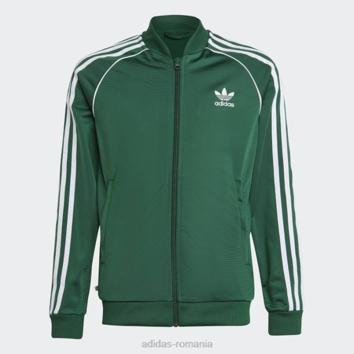 Adidas adicolor sst track top verde inchis copii verde inchis 2JBN19039