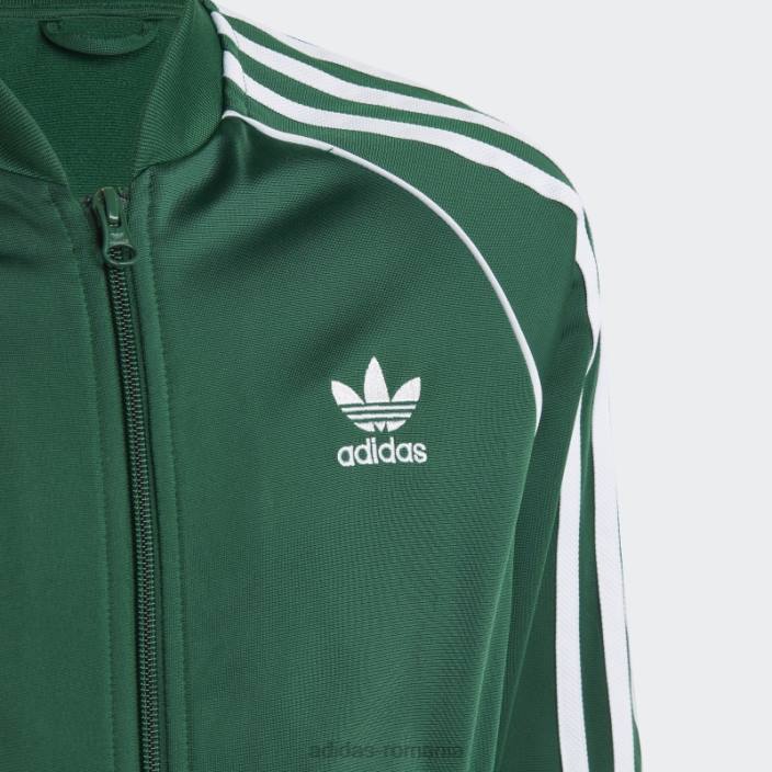 Adidas adicolor sst track top verde inchis copii verde inchis 2JBN19039