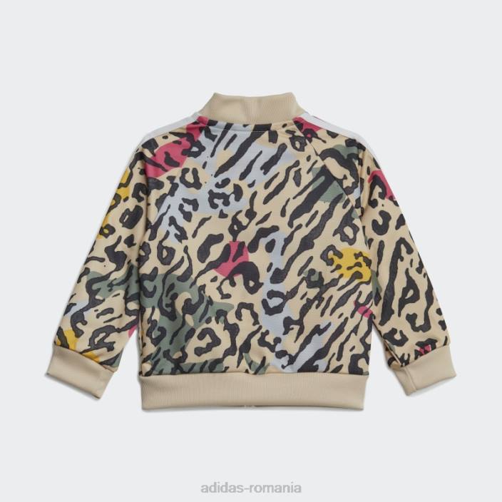 Adidas animal print sst set multicolor fashion copii nisip/multicolor 2JBN18303