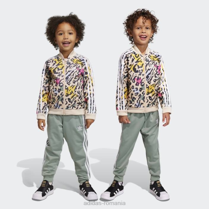 Adidas animal print sst set multicolor fierbinte copii nisip/multicolor 2JBN18429