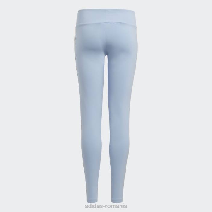 Adidas colanți cu talie înaltă cu imprimeu grafic albastru copii zori albastre 2JBN12070