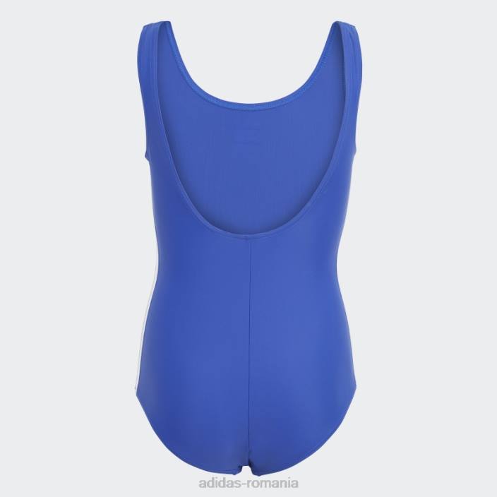 Adidas costum de baie adidas originals adicolor 3 dungi copii albastru alb 2JBN19143