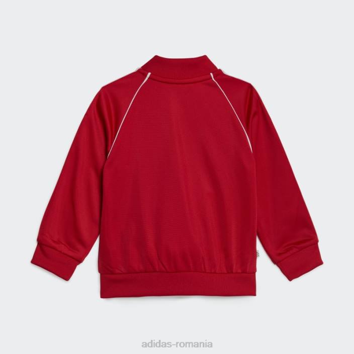 Adidas costum de trening scarlet adicolor sst adidas copii stacojiu 2JBN11637