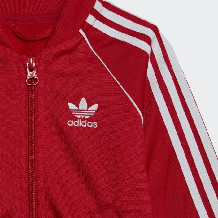 Adidas costum de trening scarlet adicolor sst adidas copii stacojiu 2JBN11637