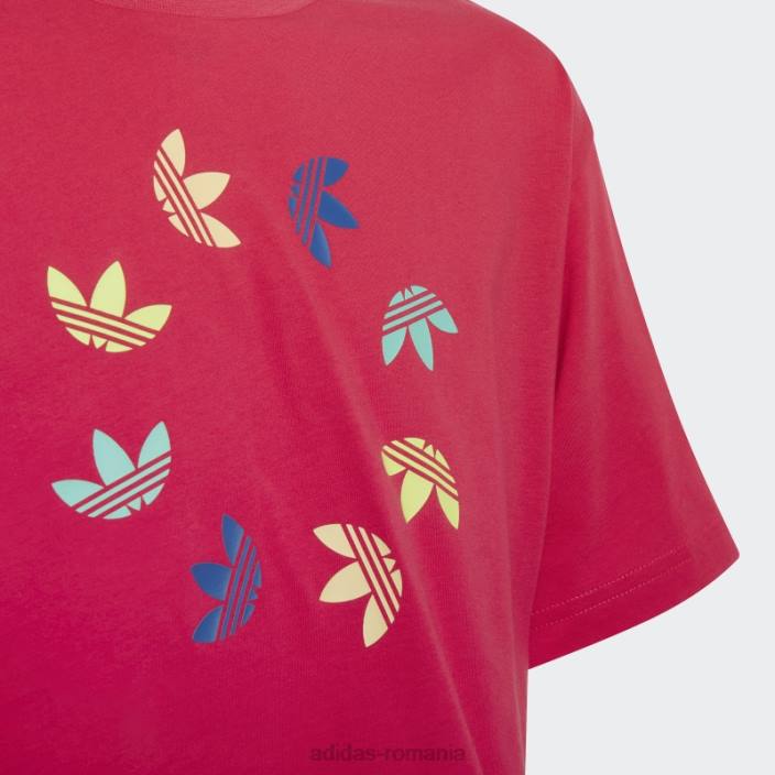 Adidas crop top adicolor roz îndrăzneț copii roz indraznet 2JBN19235