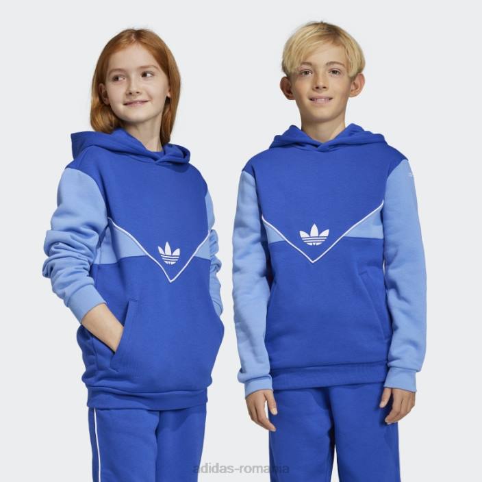 Adidas hanorac adicolor albastru copii albastru 2JBN18587