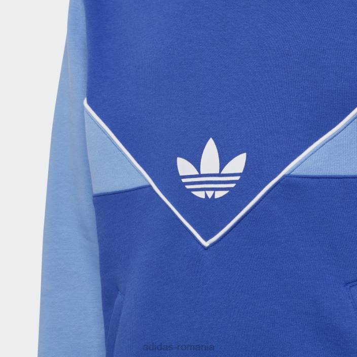 Adidas hanorac adicolor albastru copii albastru 2JBN18587
