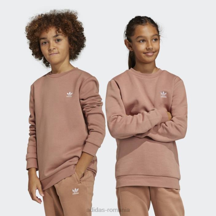 Adidas hanorac adicolor crew argilă adidas copii lut 2JBN11862