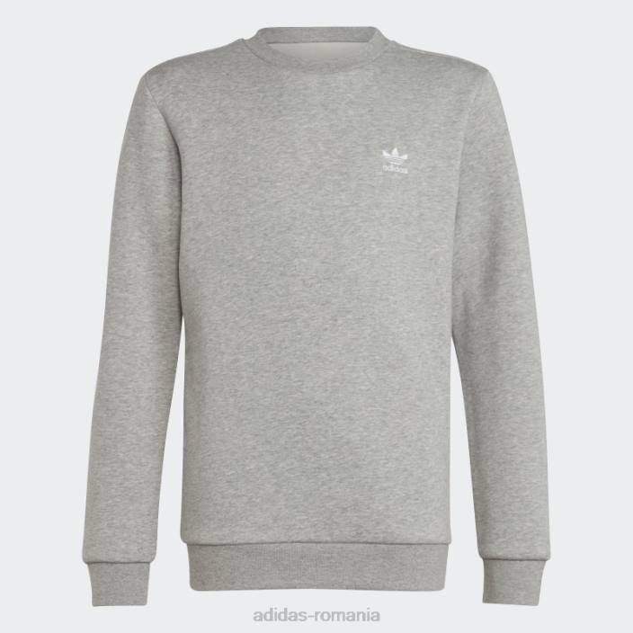 Adidas hanorac adicolor crew gri mediu adidas copii gri mediu 2JBN18438