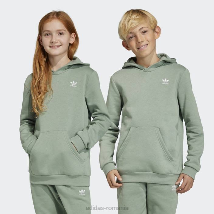 Adidas hanorac adicolor verde argintiu copii verde argintiu 2JBN18287