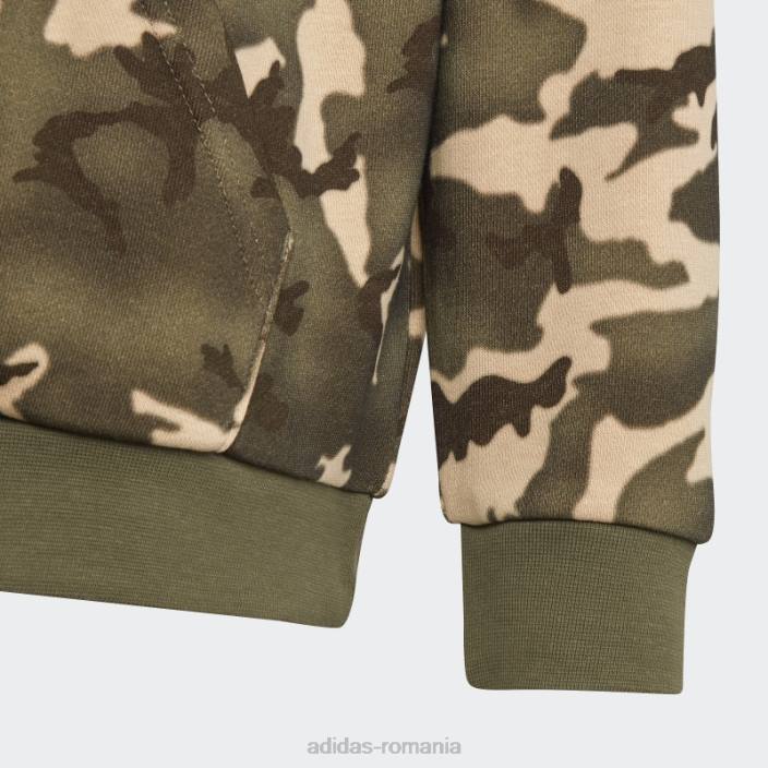 Adidas hanorac camo bej copii bej/multicolor 2JBN18394