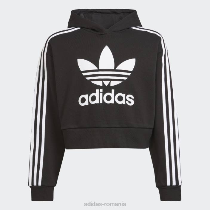 Adidas hanorac cropped adicolor negru adidas copii alb negru 2JBN11574