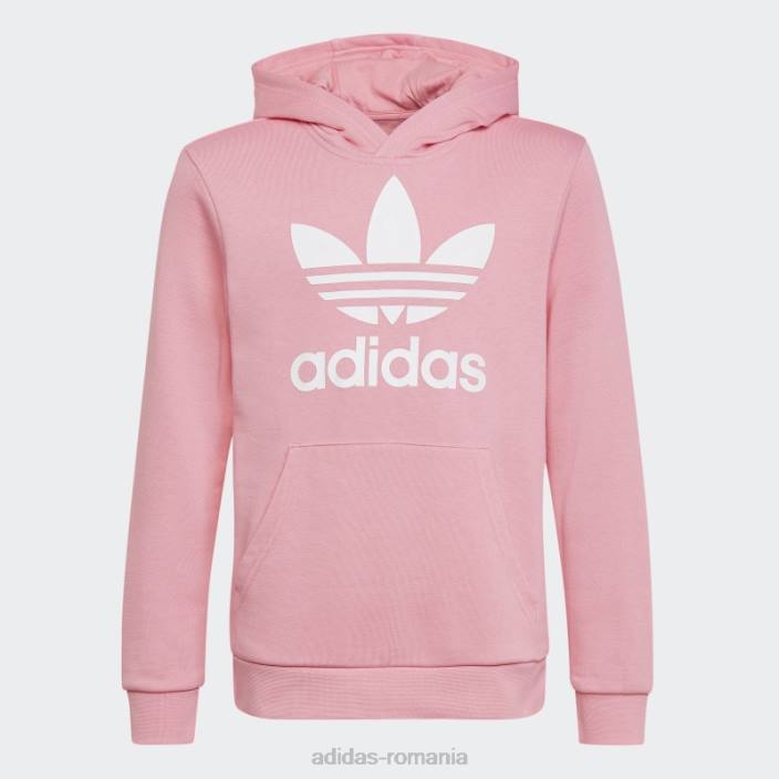 Adidas hanorac trefoil roz copii roz 2JBN11989