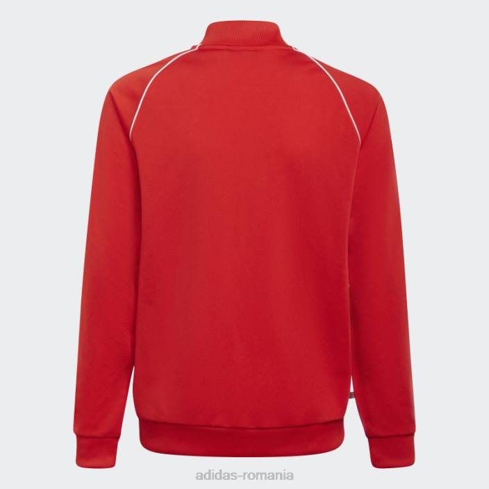 Adidas jachetă adicolor sst roșu adidas copii rosu alb 2JBN11922