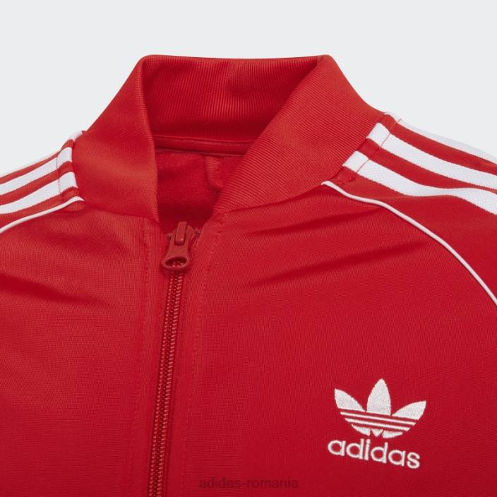 Adidas jachetă adicolor sst roșu adidas copii rosu alb 2JBN11922