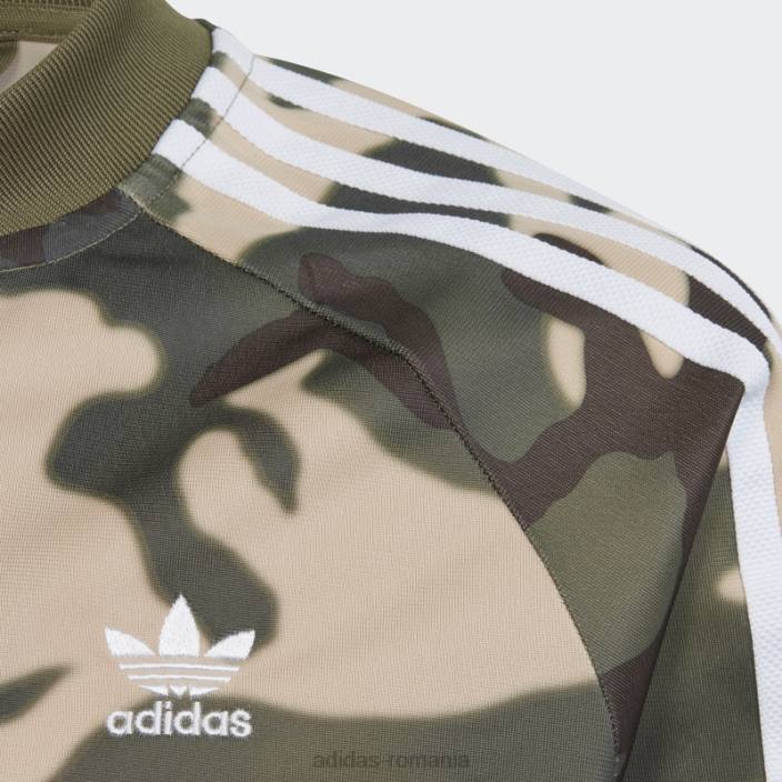 Adidas jachetă de sport camo sst bej copii bej/multicolor 2JBN11828