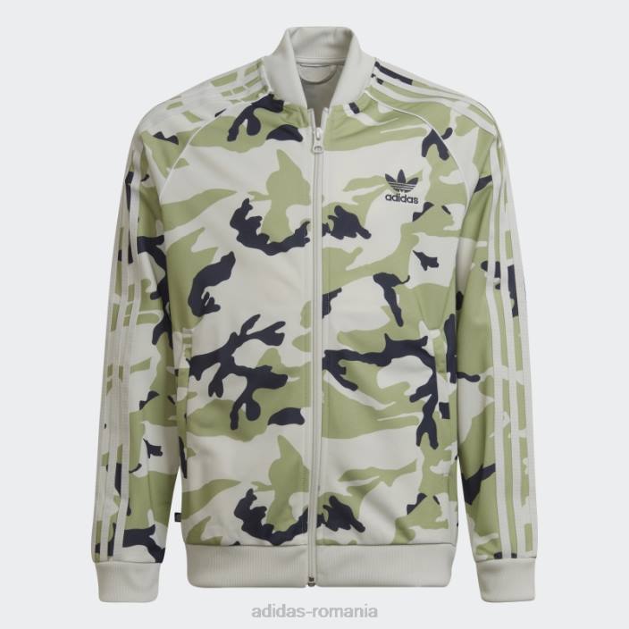 Adidas jachetă de sport orbit gri camo sst adidas copii orbita gri/lime/marine 2JBN12009