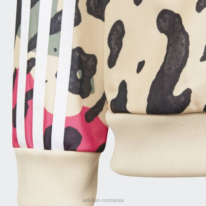 Adidas jachetă de sport sst animal print nisip adidas copii nisip/multicolor 2JBN11826