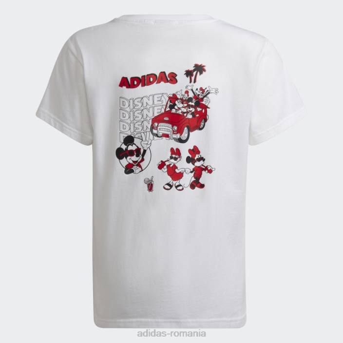 Adidas modă tricouri alb Disney Mickey și prietenii copii alb 2JBN18845