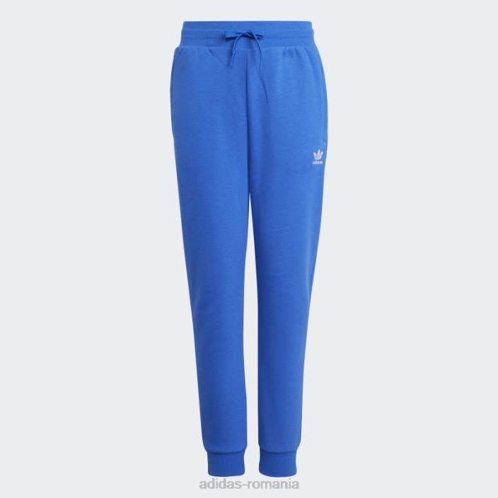 Adidas pantaloni adicolor albastri copii albastru 2JBN3430