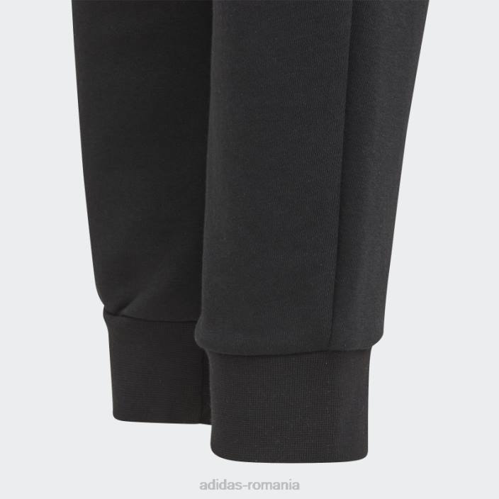 Adidas pantaloni adicolor albi copii alb negru 2JBN11821
