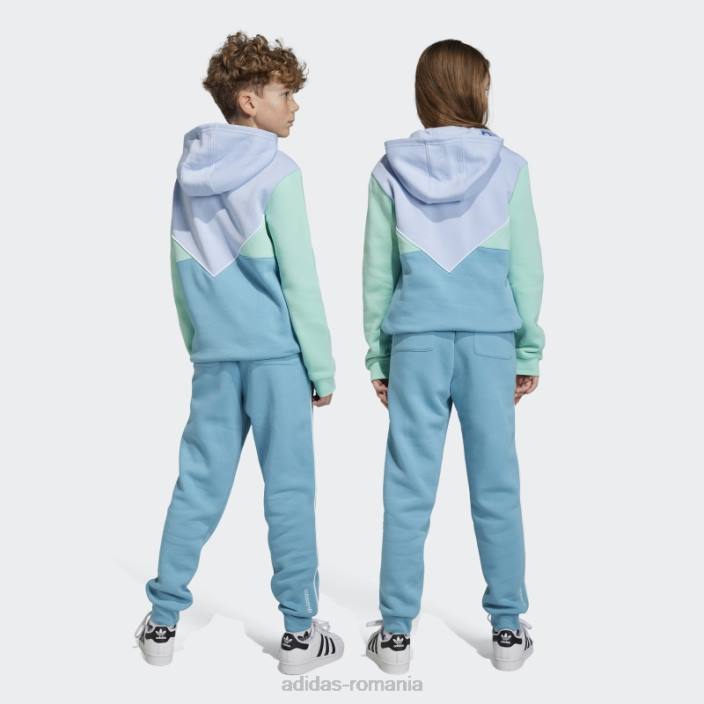 Adidas pantaloni de jogging adicolor albastri copii albastru 2JBN18379