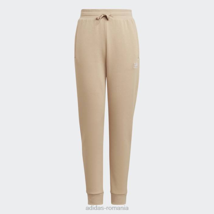 Adidas pantaloni de jogging adicolor bej copii bej 2JBN18842