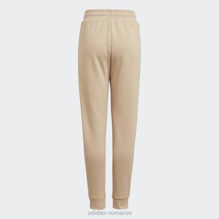 Adidas pantaloni de jogging adicolor bej copii bej 2JBN18842