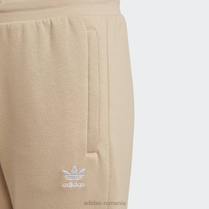 Adidas pantaloni de jogging adicolor bej copii bej 2JBN18842