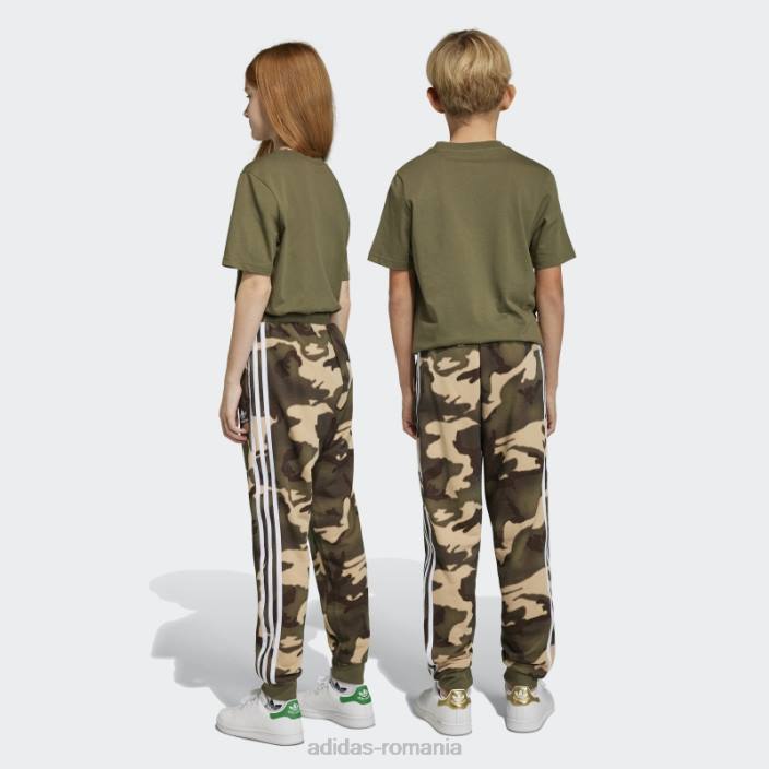 Adidas pantaloni de jogging bej camo adidas copii bej/multicolor 2JBN18435