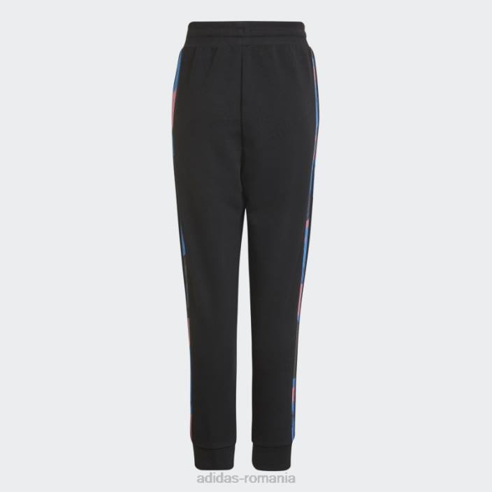 Adidas pantaloni de jogging camo negri copii negru 2JBN18901