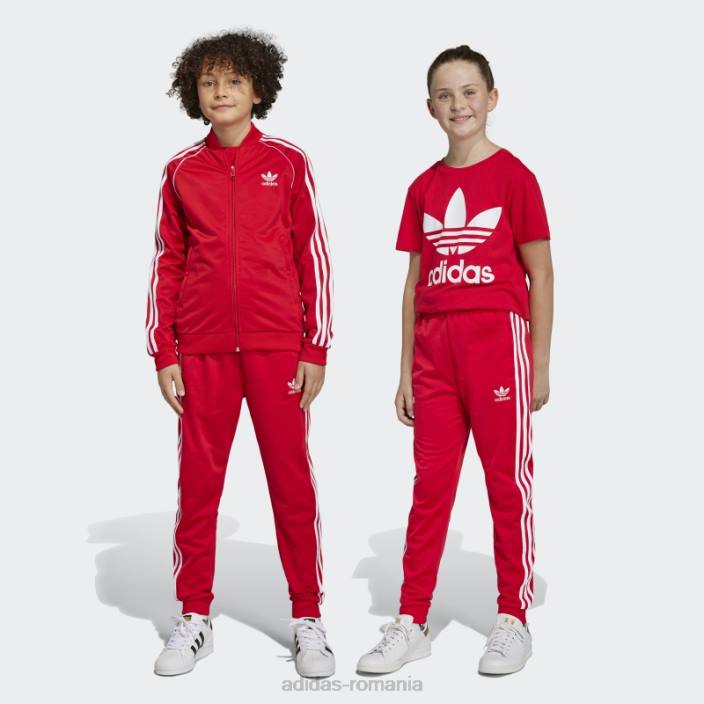 Adidas pantaloni de sport adicolor sst stacojiu copii stacojiu 2JBN11651