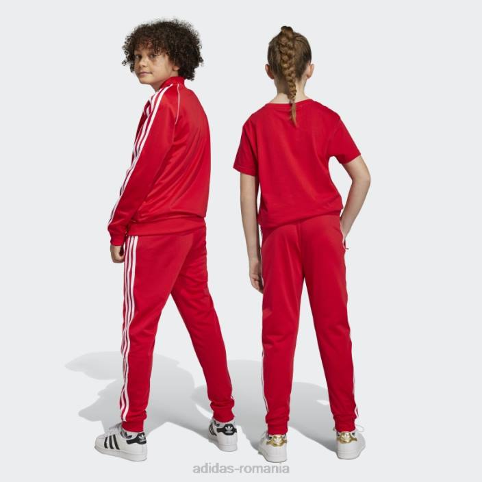 Adidas pantaloni de sport adicolor sst stacojiu copii stacojiu 2JBN11651