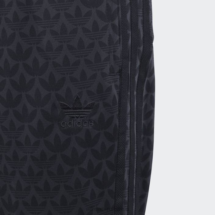 Adidas pantaloni de sport cu imprimeu monogramă carbon copii carbon/negru 2JBN11696