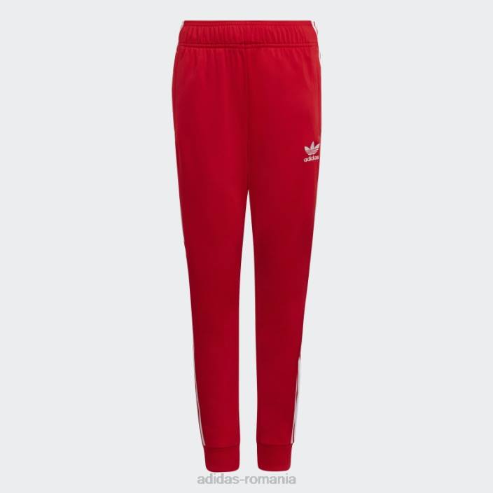 Adidas pantaloni de sport roșii adicolor sst adidas copii rosu alb 2JBN11919