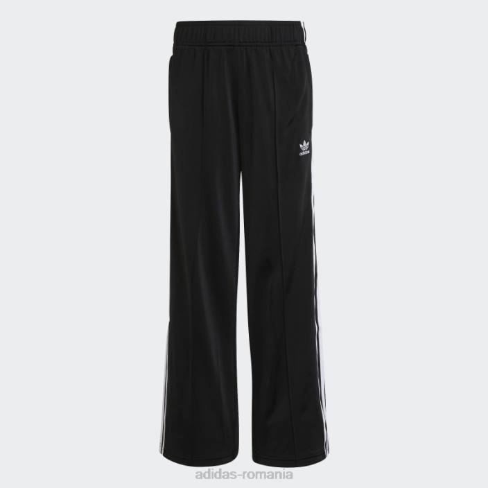 Adidas pantaloni largi adicolor negri copii negru 2JBN12059
