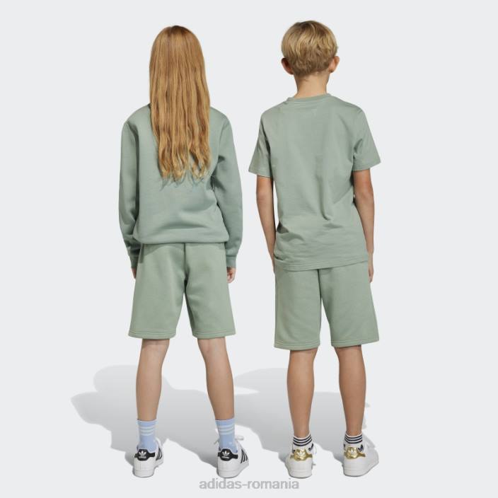 Adidas pantaloni scurți adicolor verde argintiu copii verde argintiu 2JBN11857