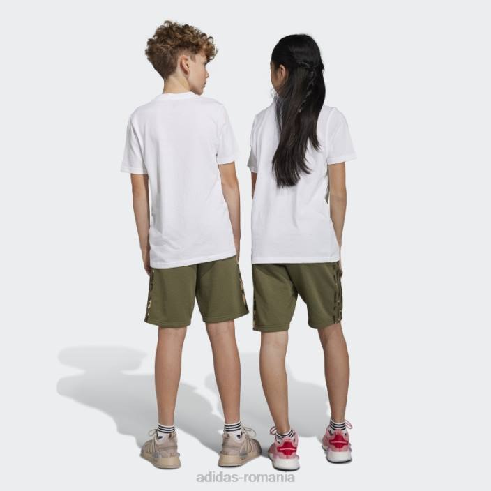 Adidas pantaloni scurți camo modă măsline copii măsline 2JBN3391
