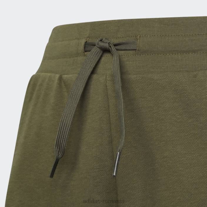 Adidas pantaloni scurți camo olive copii măsline 2JBN11827