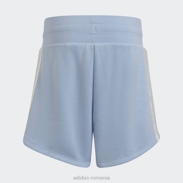 Adidas pantaloni scurți cu talie înaltă cu imprimeu grafic albastru alba adidas copii zori albastre 2JBN12102