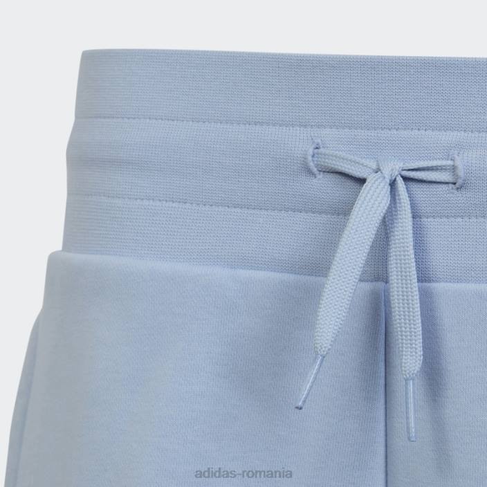 Adidas pantaloni scurți cu talie înaltă cu imprimeu grafic albastru alba adidas copii zori albastre 2JBN12102